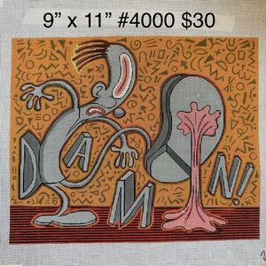 Abstract Art Needlepoint Canvas